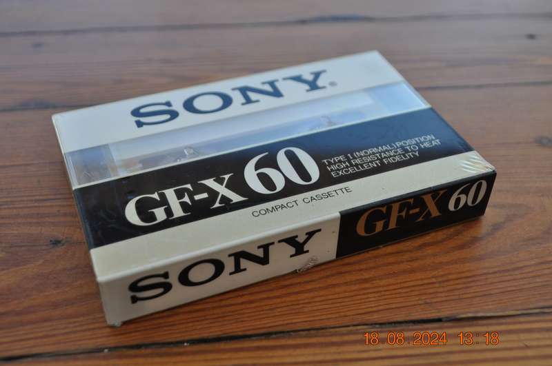 Old School Sony GF-X 60 Cassette New Sealed