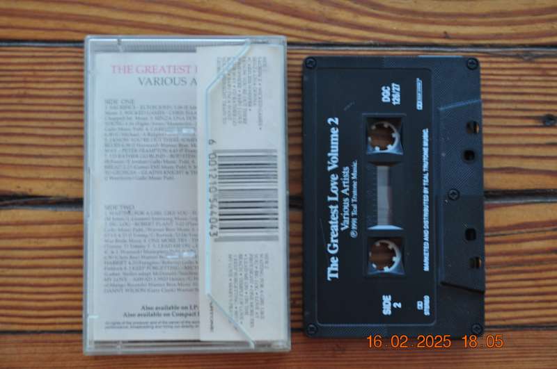 The Greatest Love - Vol 2 : Various (Cassette)