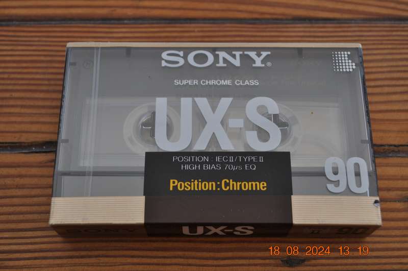 Old School Sony UX-S 90 Cassette New Sealed