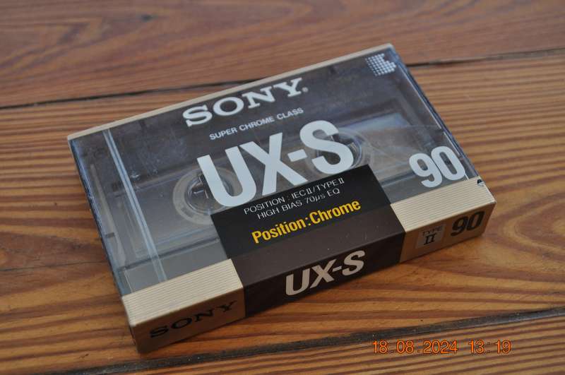 Old School Sony UX-S 90 Cassette New Sealed