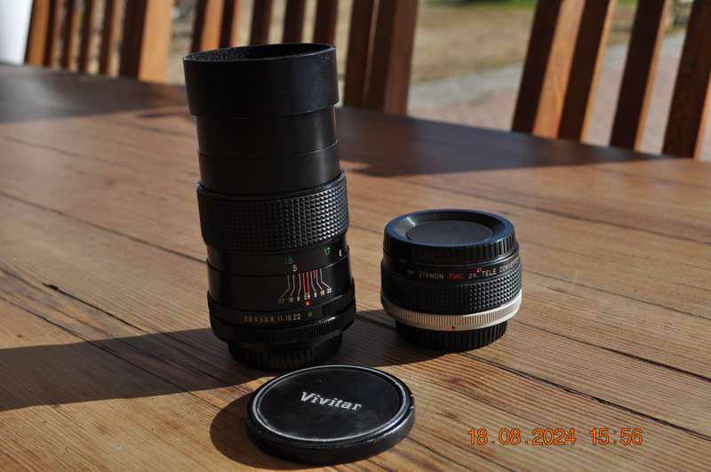 Vivitar 135mm 2.8 Lens With Tele converter
