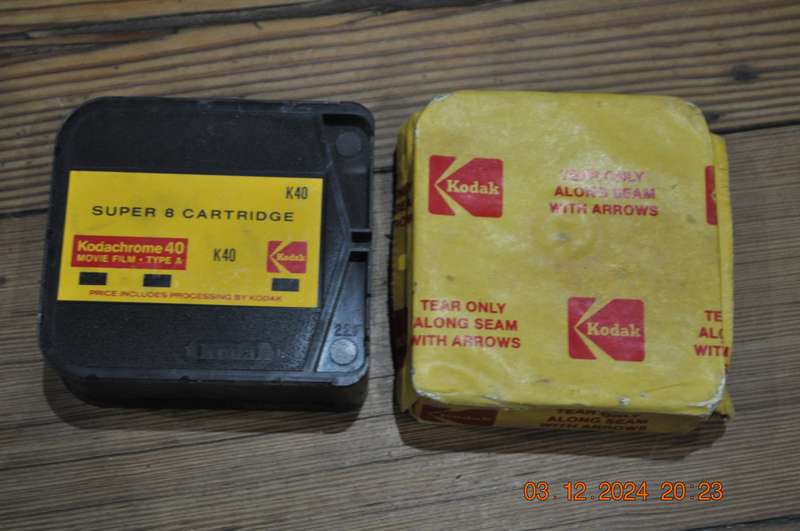 Kodak Kodachrome 40 8mm Movie Film (expired)