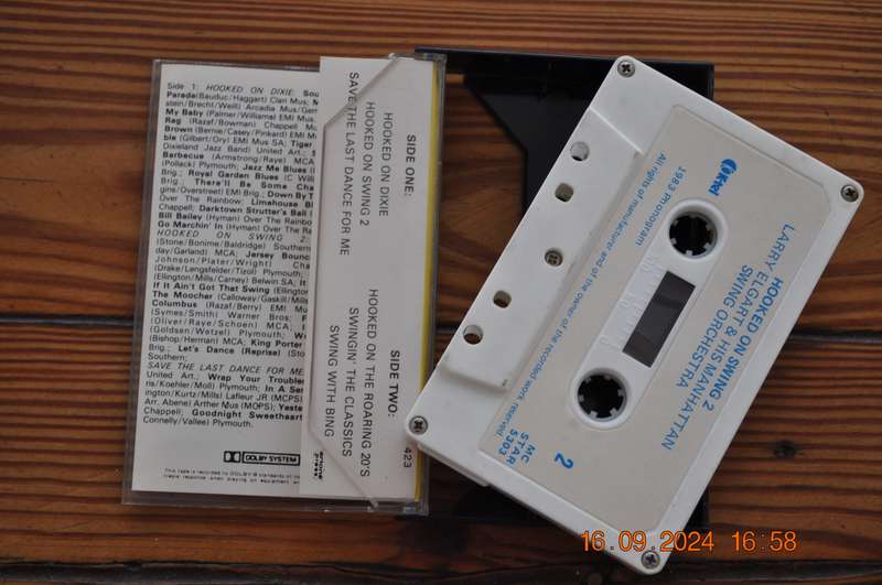Larry Elgart & His Manhattan Swing Orchestra - Hooked On Swing 2 (Cassette)