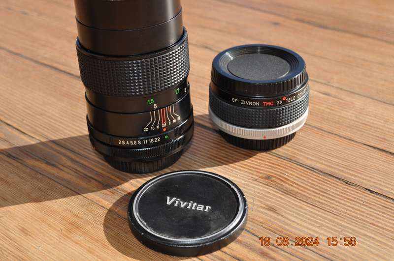 Vivitar 135mm 2.8 Lens With Tele converter