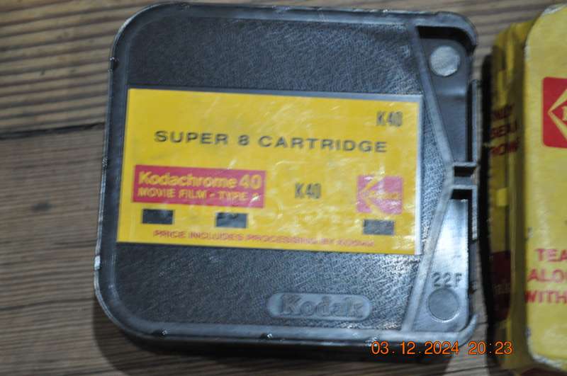 Kodak Kodachrome 40 8mm Movie Film (expired)