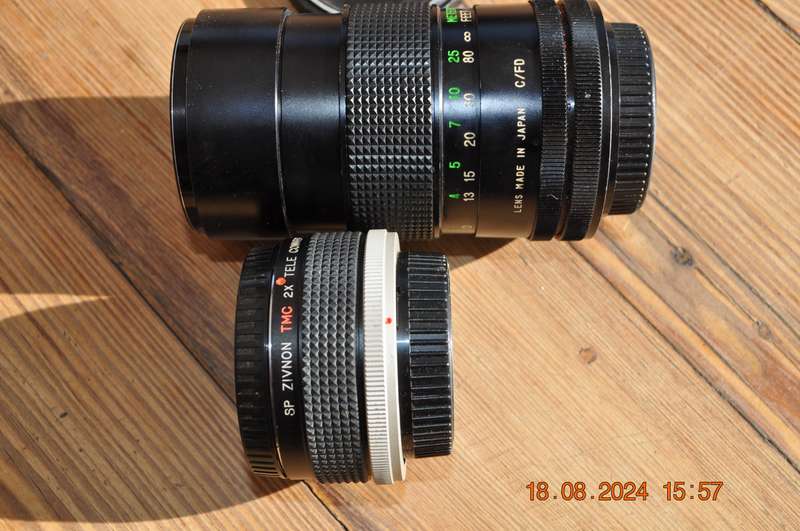 Vivitar 135mm 2.8 Lens With Tele converter