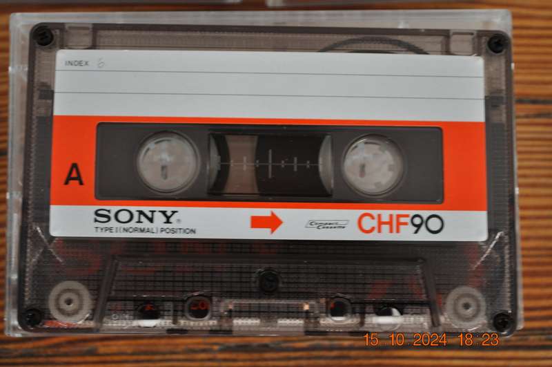 Old School Sony CHF 90 X 3 Pre Owned Cassettes