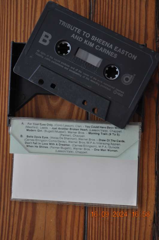 Sheena Easton And Kim Carnes - Tribute To (Cassette)