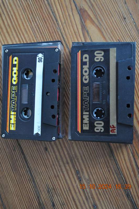 Old School EMI Type Gold 90 Pre Owned Cassettes