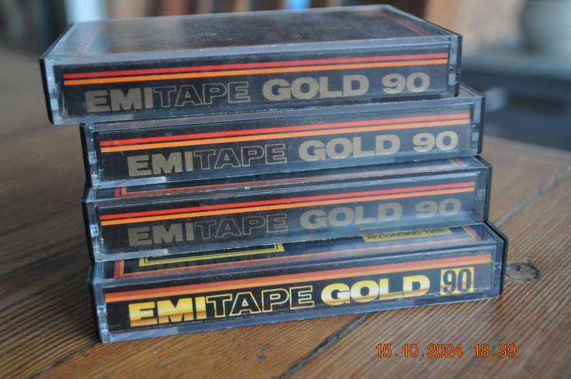 Old School EMI Type Gold 90 Pre Owned Cassettes