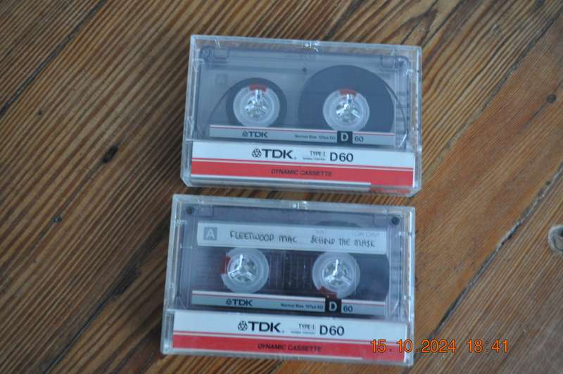 Old School TDK D60 Type I Pre Owned Cassettes