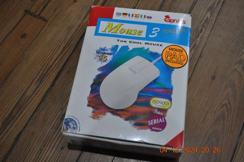 Vintage Genius Serial Mouse