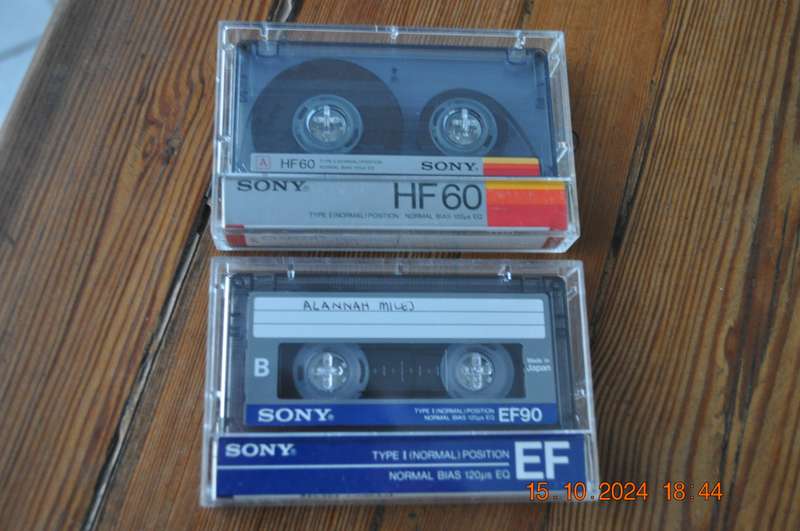Old School Sony HF 60 EF 90 Pre Owned Cassettes