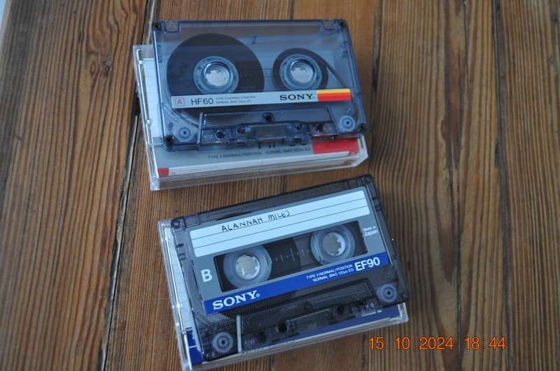 Old School Sony HF 60 EF 90 Pre Owned Cassettes