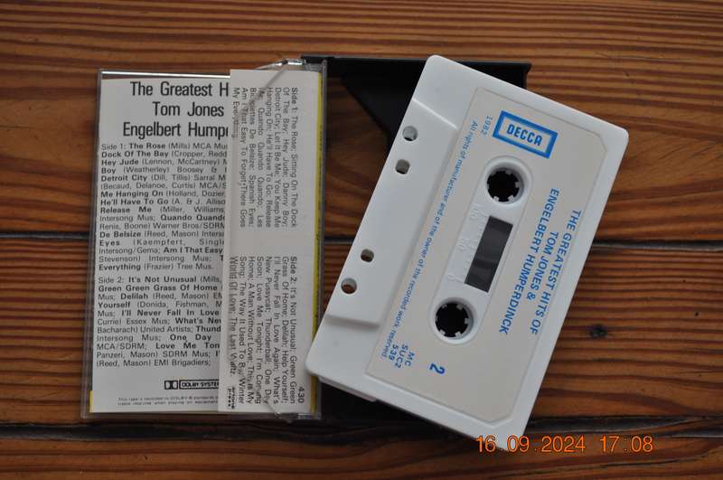Tom Jones & Engelbert Humperdinck - The Greatest Hits Of (Cassette)
