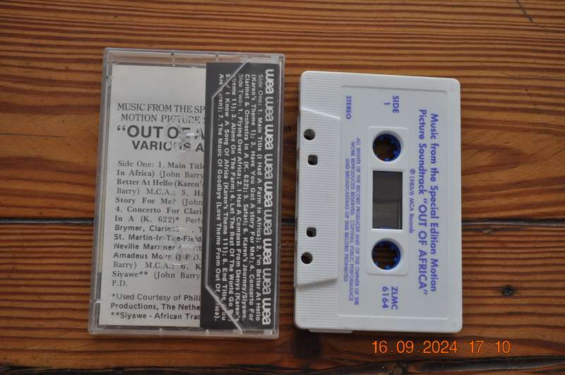 Out Of Africa - Soundtrack (Cassette)