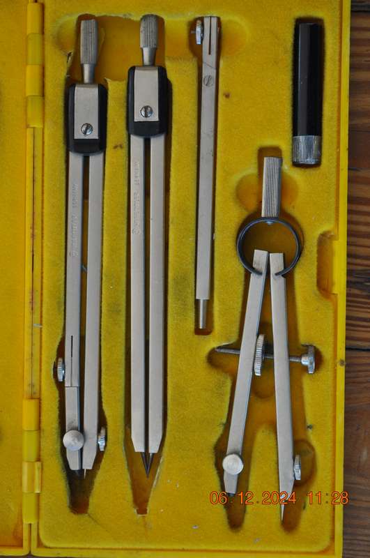 Vintage School Staedtler Compass Set