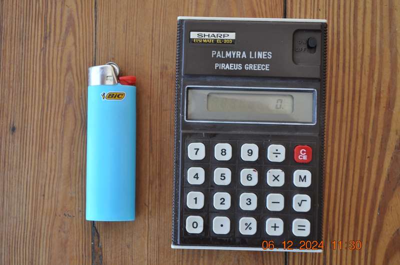 Vintage Sharp Elsi Mate EL-203 Calculator