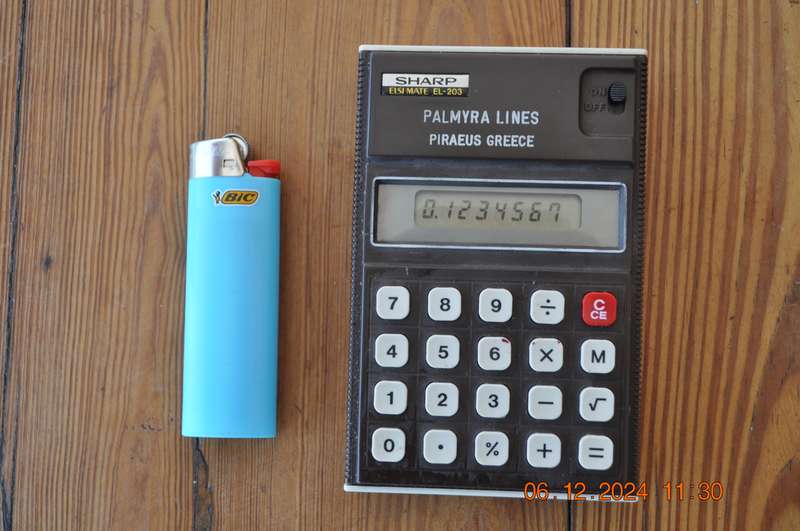 Vintage Sharp Elsi Mate EL-203 Calculator