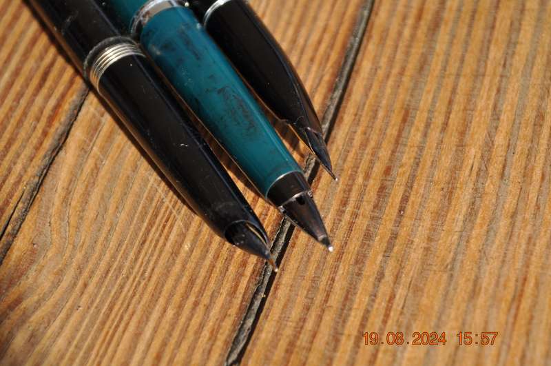 Vintage Parker and Two Unknown Fountain Pens