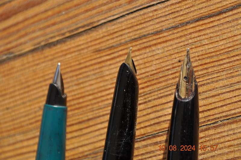 Vintage Parker and Two Unknown Fountain Pens