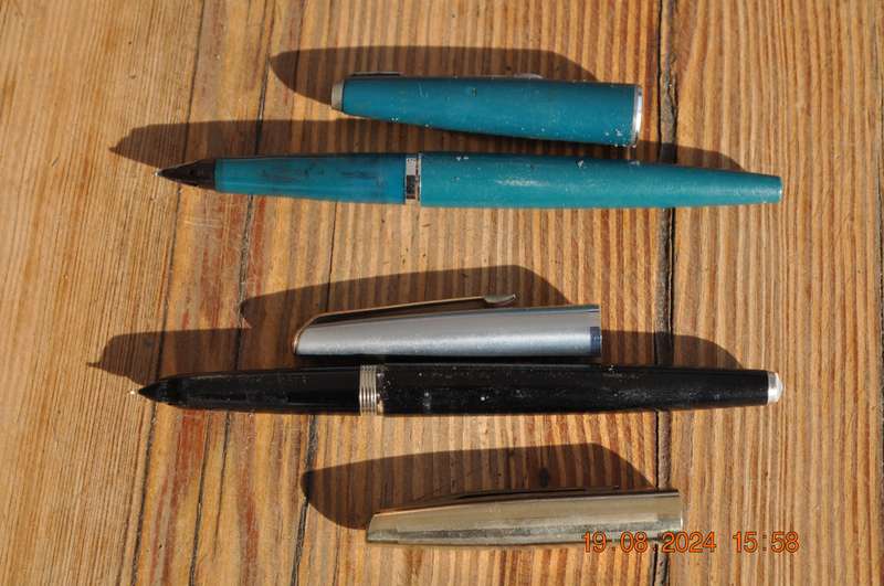 Vintage Parker and Two Unknown Fountain Pens