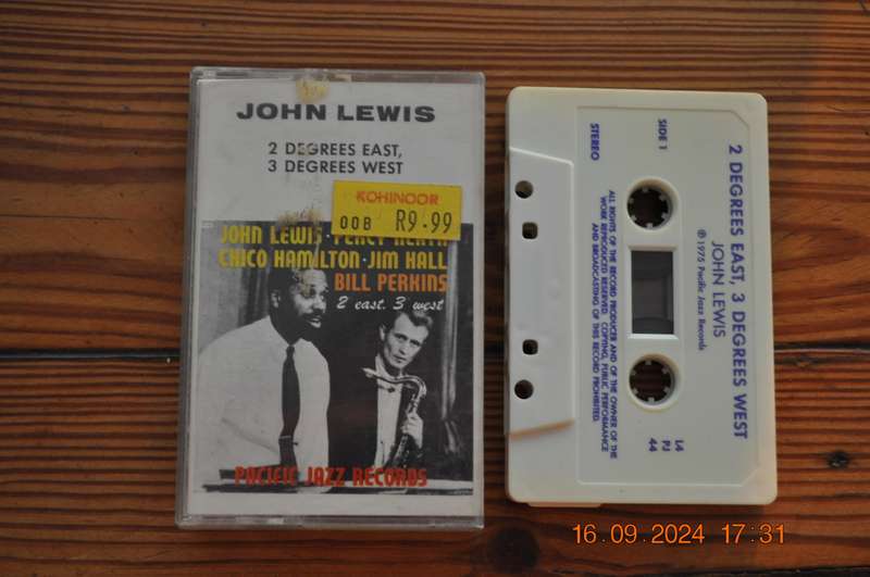 John Lewis - 2 Degrees East, 3 Degrees West (Cassette)