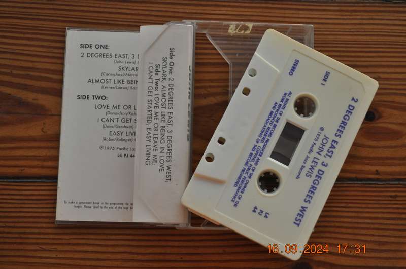 John Lewis - 2 Degrees East, 3 Degrees West (Cassette)