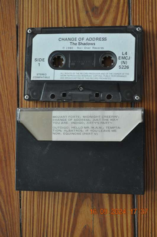The Shadows - Change Of Address (Cassette)