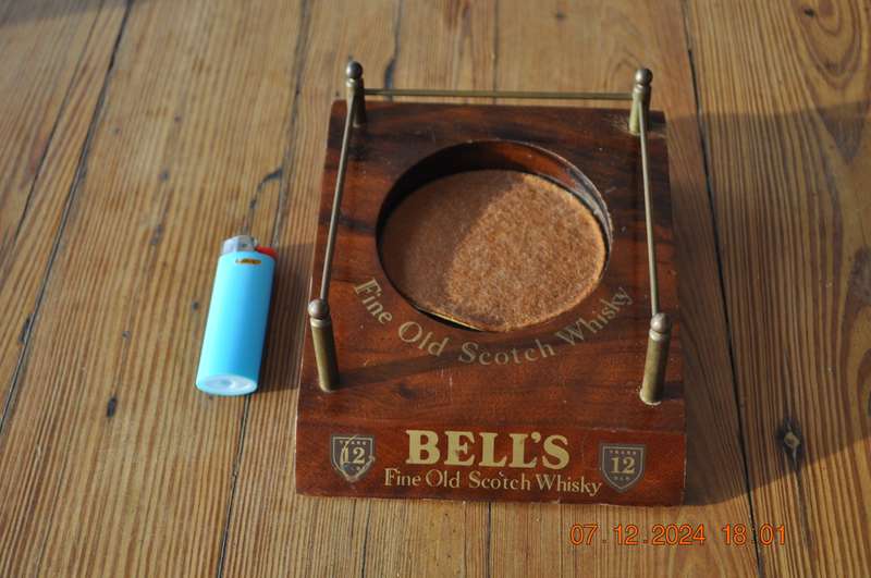 Vintage Bells Whiskey Bottle Stand