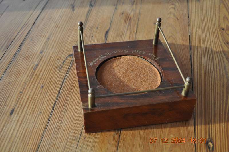 Vintage Bells Whiskey Bottle Stand