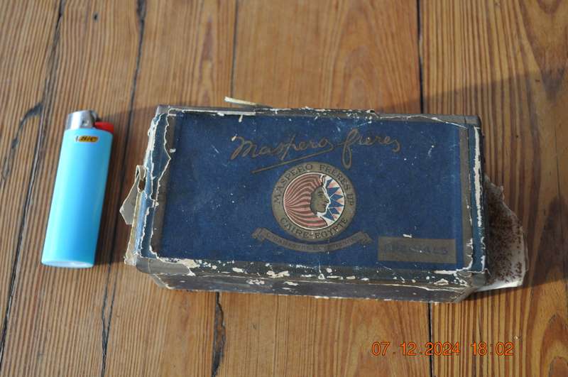 Vintage Maspero Brothers Cairo Cigarette Tin