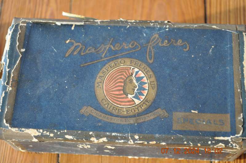 Vintage Maspero Brothers Cairo Cigarette Tin
