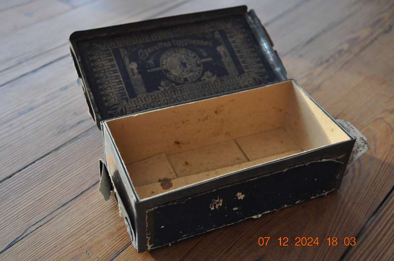 Vintage Maspero Brothers Cairo Cigarette Tin