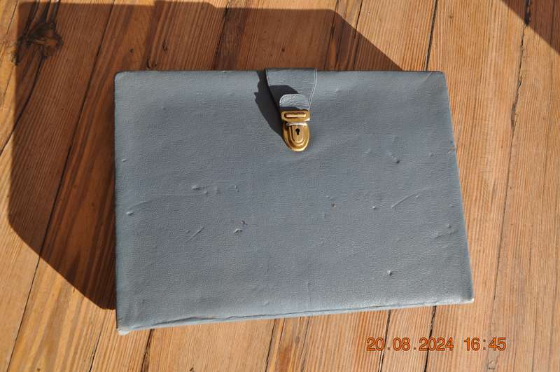 Vintage Stationery Carry Case With Envelopes