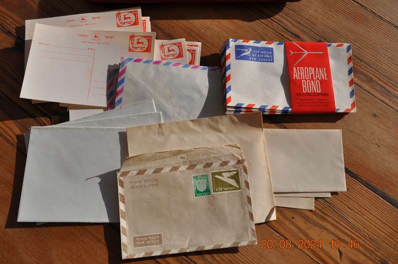Vintage Stationery Carry Case And Envelopes