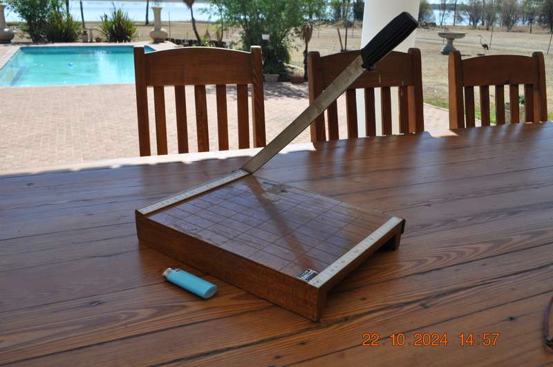 Vintage Lion Paper Trimmer Cutter