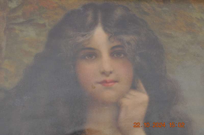 Vintage Romany Gypsy Print Framed