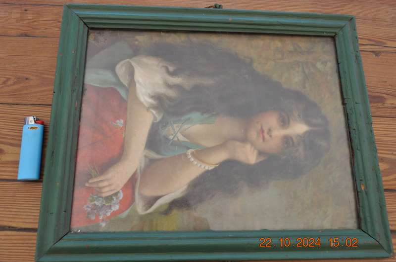 Vintage Romany Gypsy Print Framed