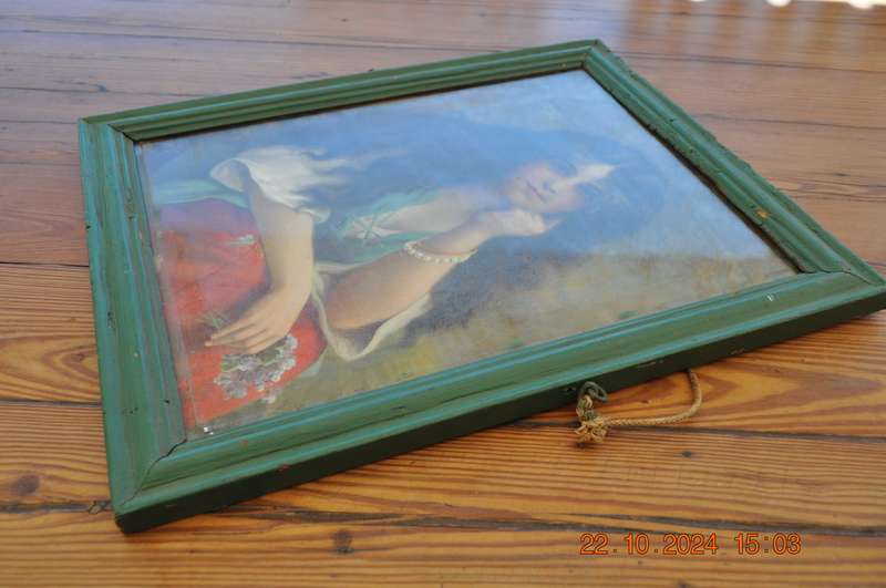 Vintage Romany Gypsy Print Framed