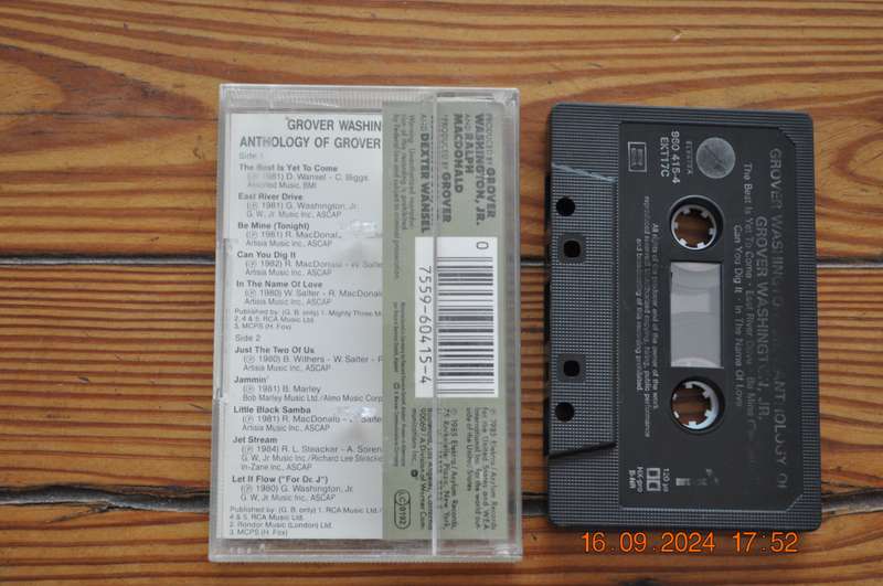 Grover Washington Jr - Anthology Of (Cassette)