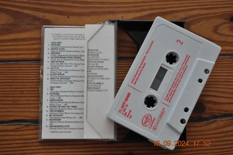 The Shadows - Rock On With The Shadows (Cassette)