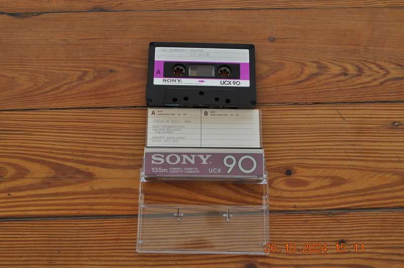 Old School Sony UCX 90 Type II Cassette