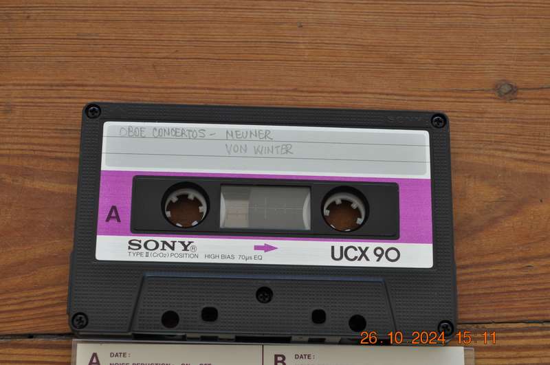 Old School Sony UCX 90 Type II Cassette
