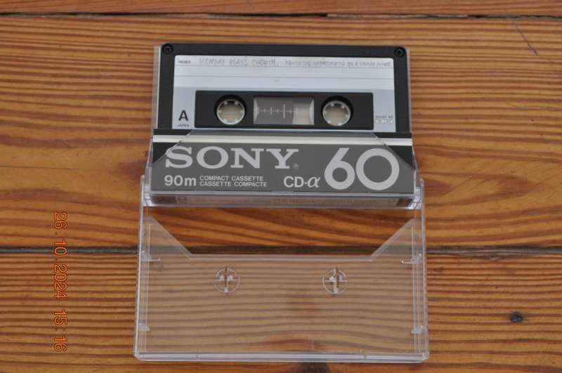 Old School Sony CD-a 60 Type II Cassette
