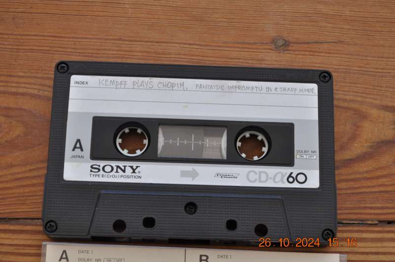 Old School Sony CD-a 60 Type II Cassette