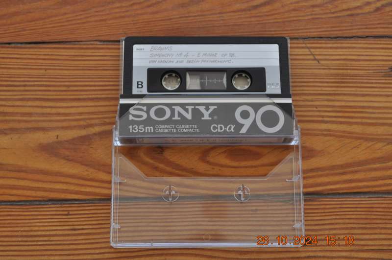 Old School Sony CD-a 90 Type II Cassette