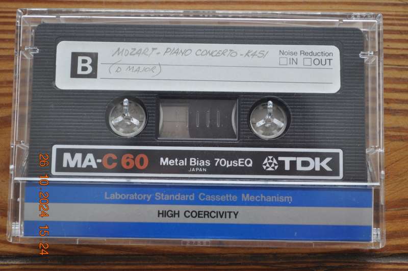Old School TDK MA-C 60 Cassette
