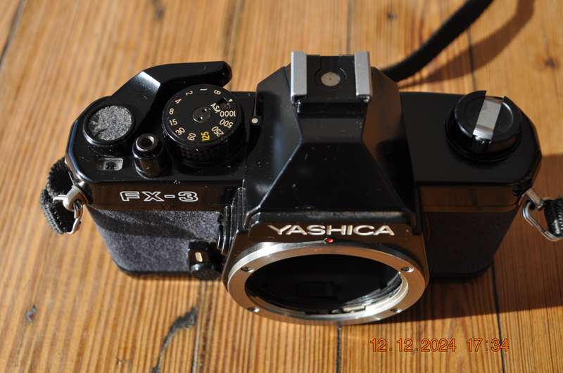 Vintage Yashica FX-3 SLR 35mm Film Camera (body only)