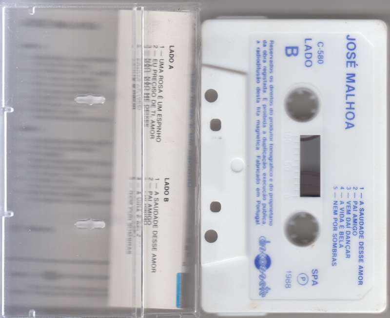 Jose Malhoa - Uma Rosa E Um Espinho (Cassette)
